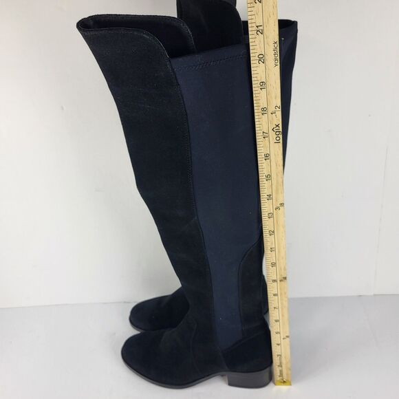 Bos & Co Jemmy Knee High Tall Boots Suede Pull on Side Zip EU39 US 8-85 - Picture 5 of 14
